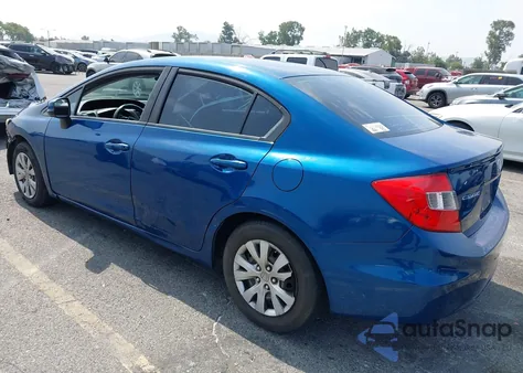 2012 Honda Civic Lx from USA, damaged, VIN 19XFB2F54CE319044